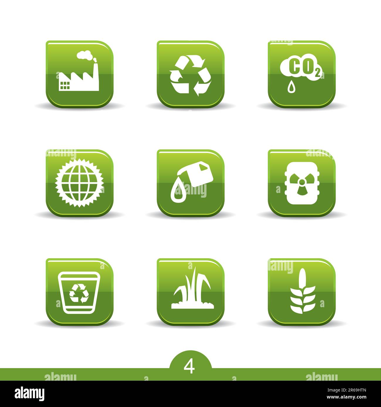 Set of nine ecology web icons from series Stock Vector Image & Art - Alamy
