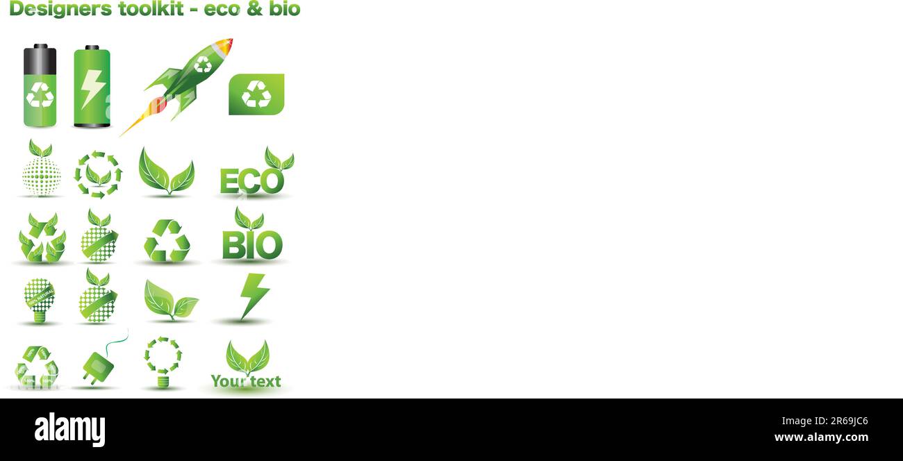 Designers toolkit series - Environmental icons Stock Vector Image & Art ...