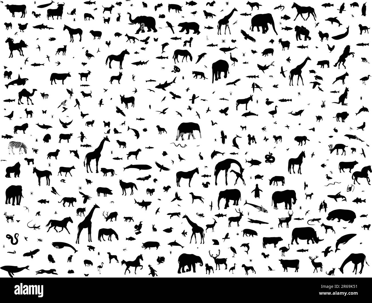 Animals Mix Collection Silhouette Vector Stock Vector Image Art Alamy animals-mix-collection-silhouette-vector-stock-vector-image-art-alamy
