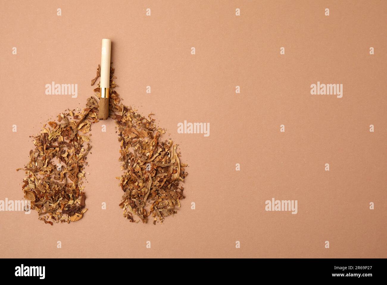 dry smoking cigarette & Mouth: A Recipe for Oral Health Trouble Unlit Cigarette Lying on Dry