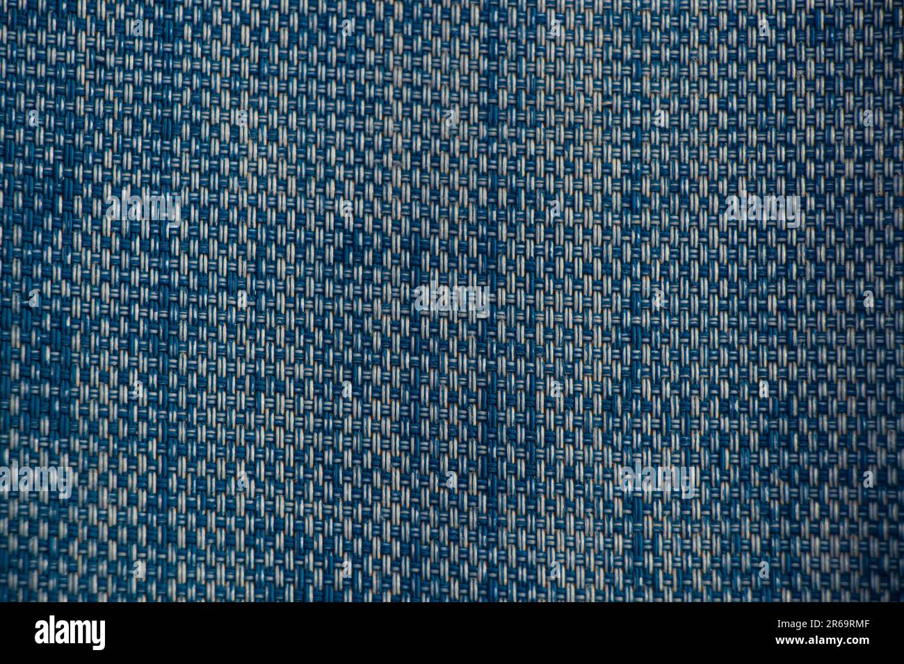 dark blue fabric as a background closeup old Stock Photo