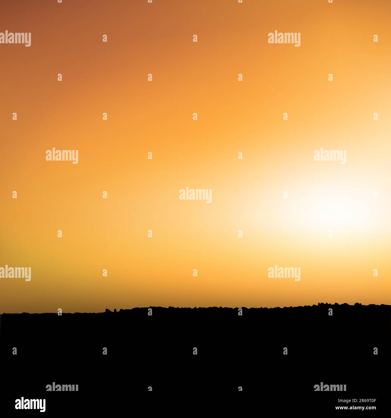 Sunset 08 - Coloured vector illustration Stock Vector Image & Art - Alamy