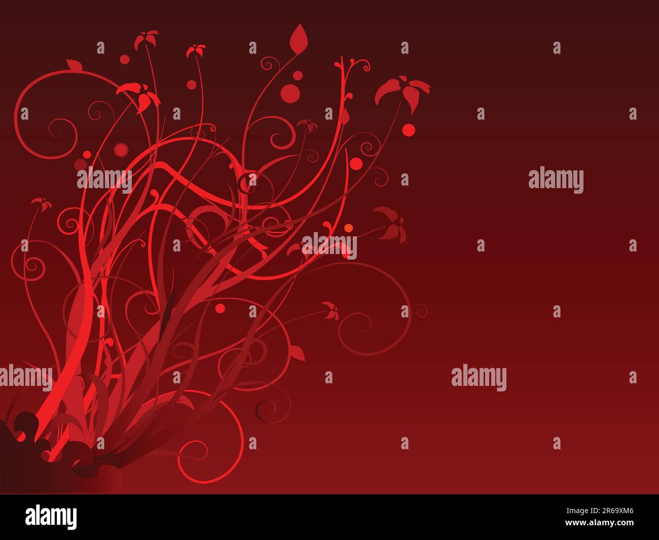 grunge floral background Stock Vector Image & Art - Alamy