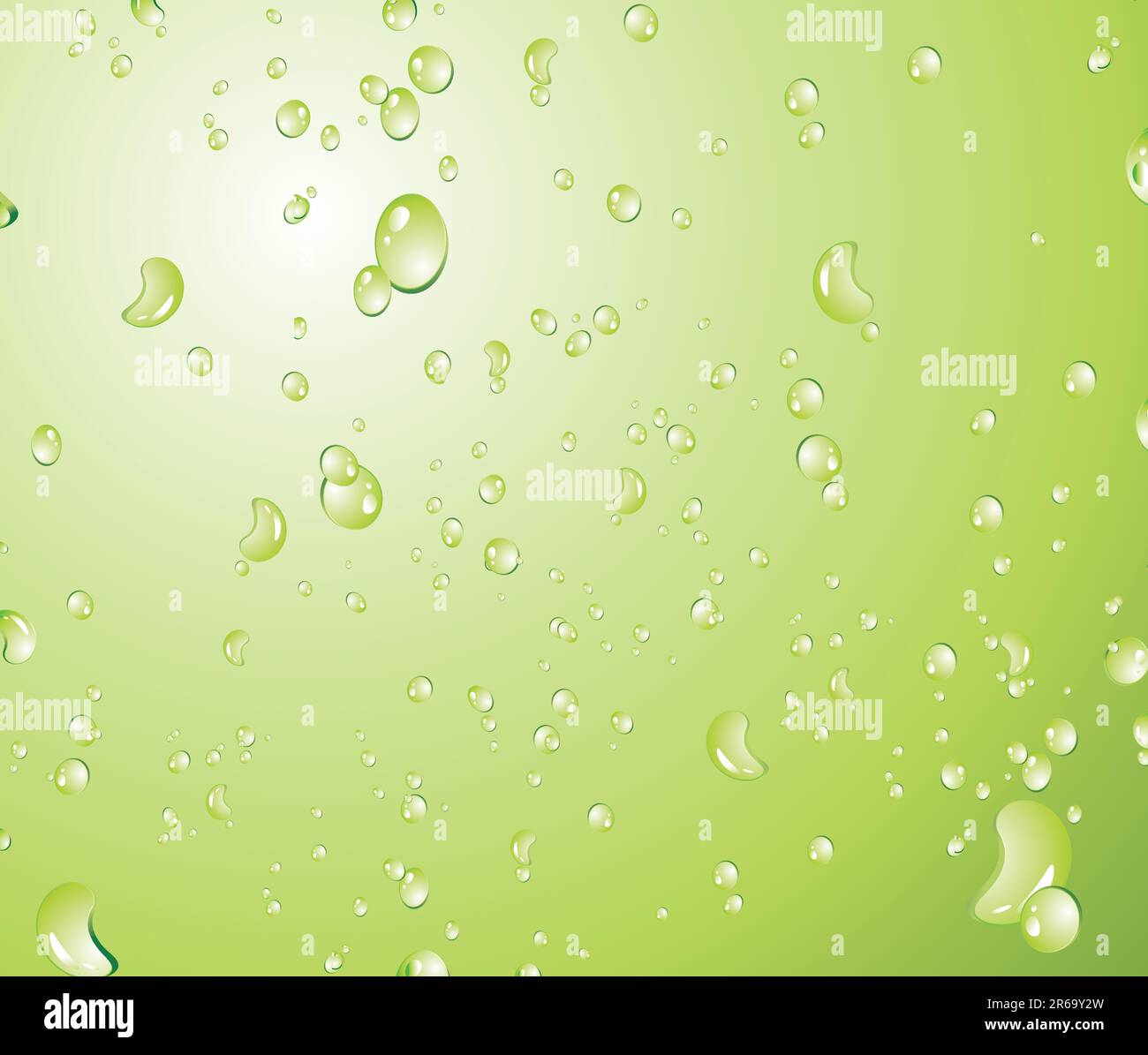 Leaves Background with water drops background Stock Vector Image & Art ...