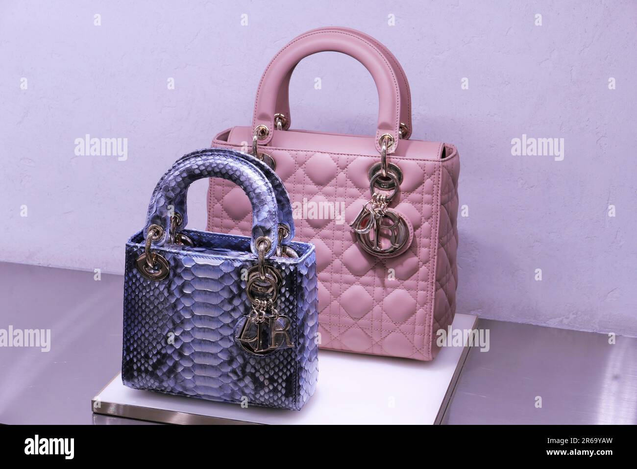 Christian Dior Mini Lady Dior Bag 2022 Ss, Blue