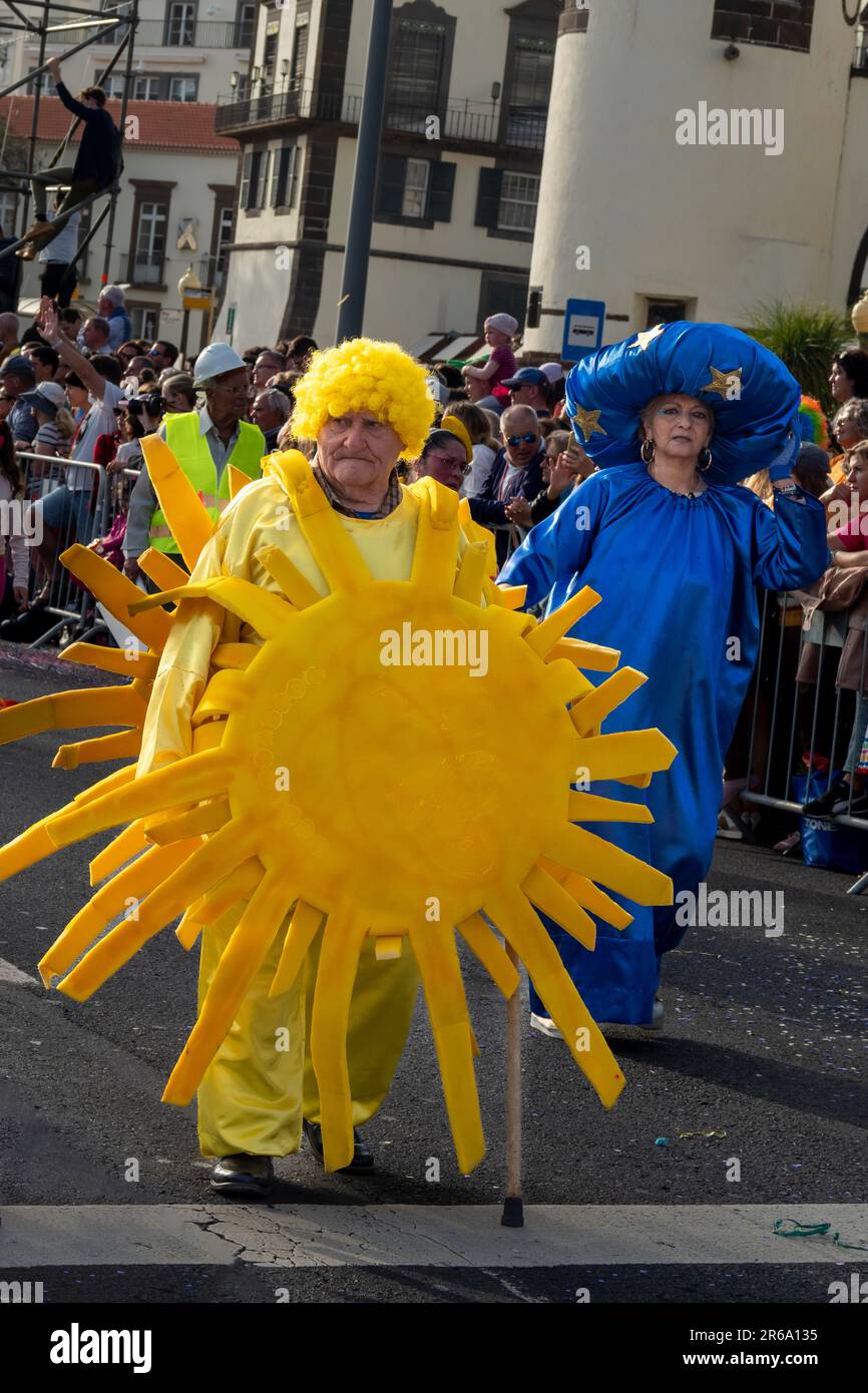 The February Slapstick Carnival 2023, Funchal, Madeira, Portugal Stock Photo