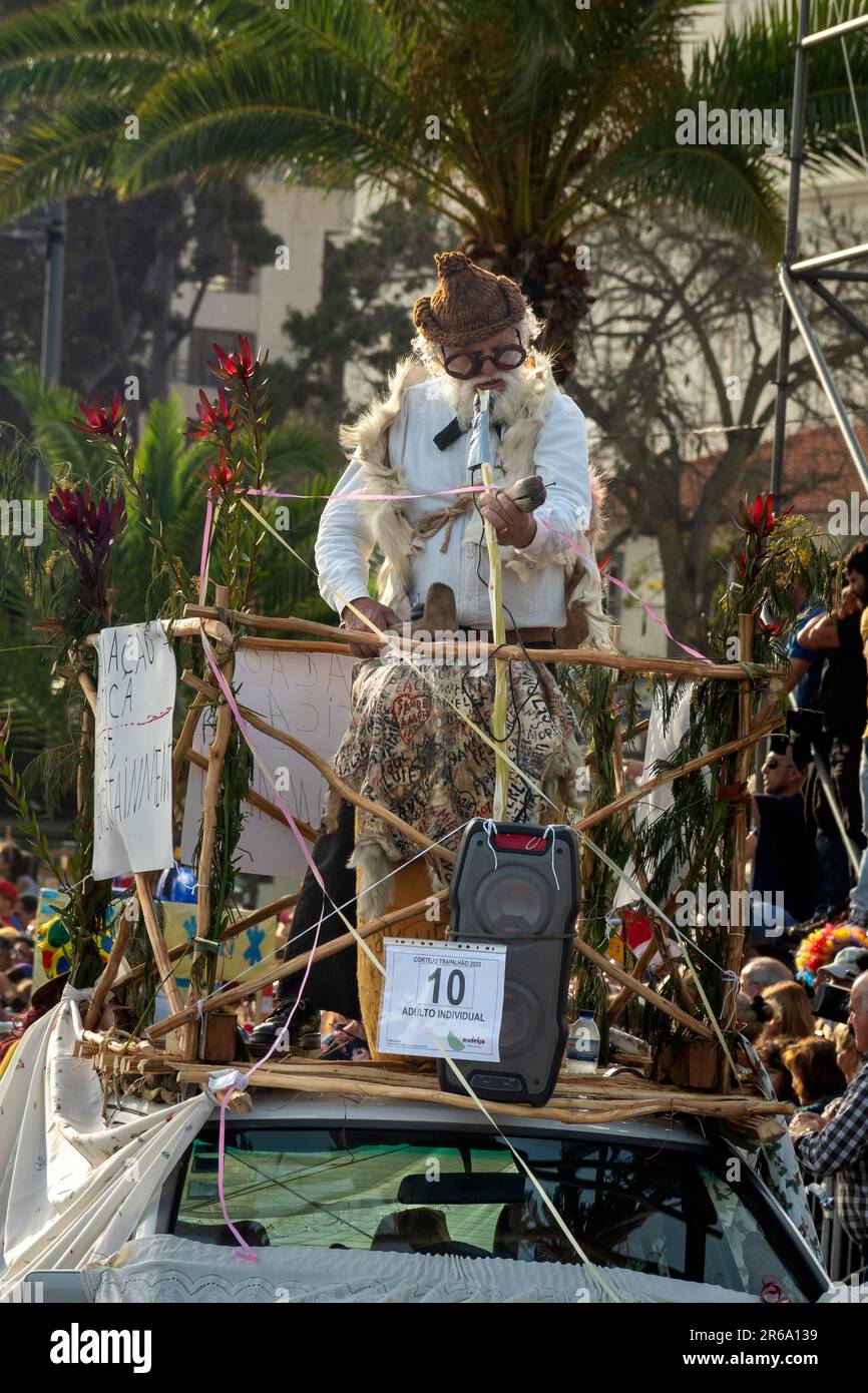 The February Slapstick Carnival 2023, Funchal, Madeira, Portugal Stock Photo
