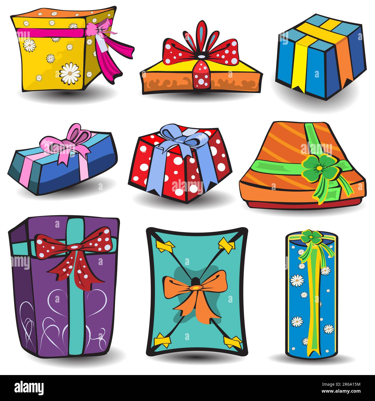 Christmas presents in blue Cut Out Stock Images & Pictures - Page 3 - Alamy