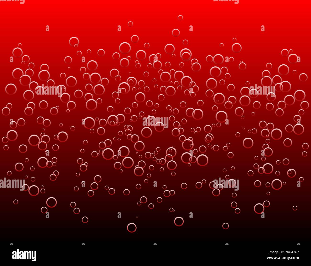 Abstract vector background of a bubbling liquid Stock Vector