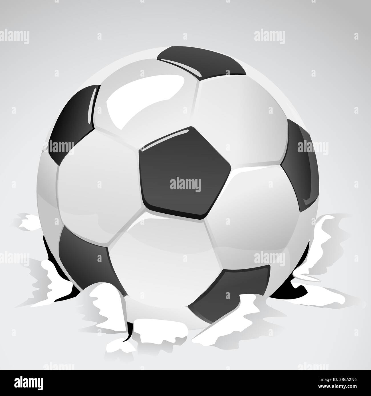 illustration of soccer ball Stock Vector Image & Art - Alamy