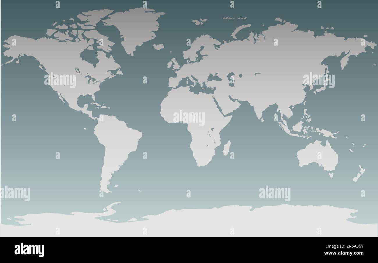 Accurate map of the world Includes - Accurate Map Of The World Includes Antarctica Maps To A Sphere To Make An Accurate Globe 2R6A36Y