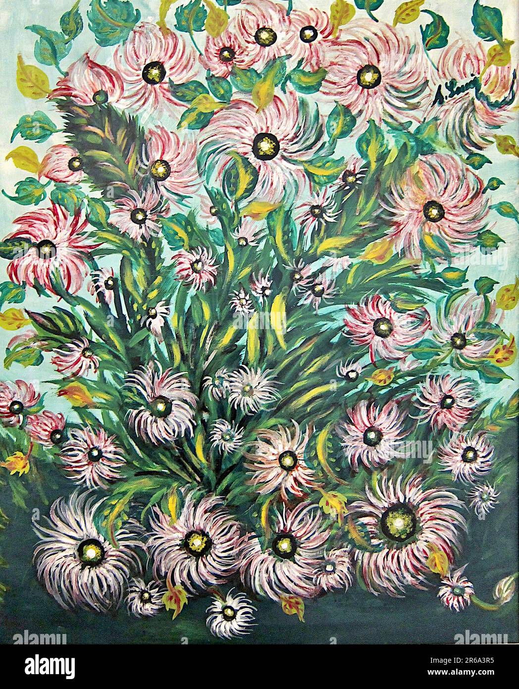 Séraphine de Senlis - Séraphine Louis - Bouquet of Flowers Stock Photo