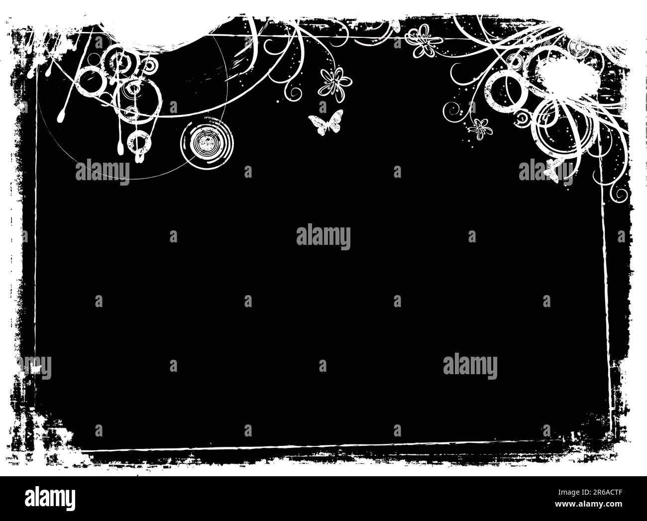 Decorative design on grunge background Stock Vector Image & Art - Alamy
