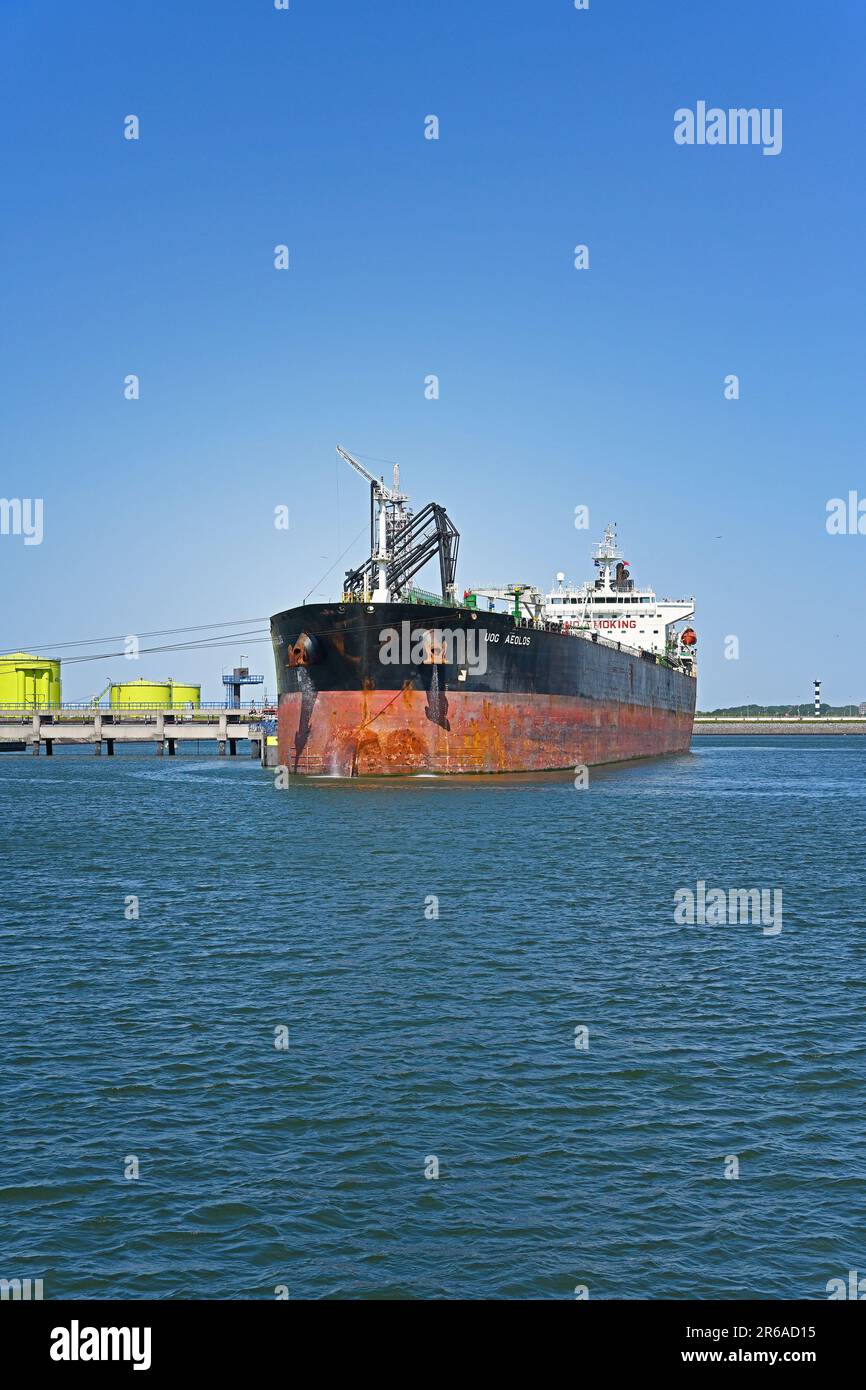 port of rotterdam (maasvlakte), netherlands - 2023-06-03: crude oil ...