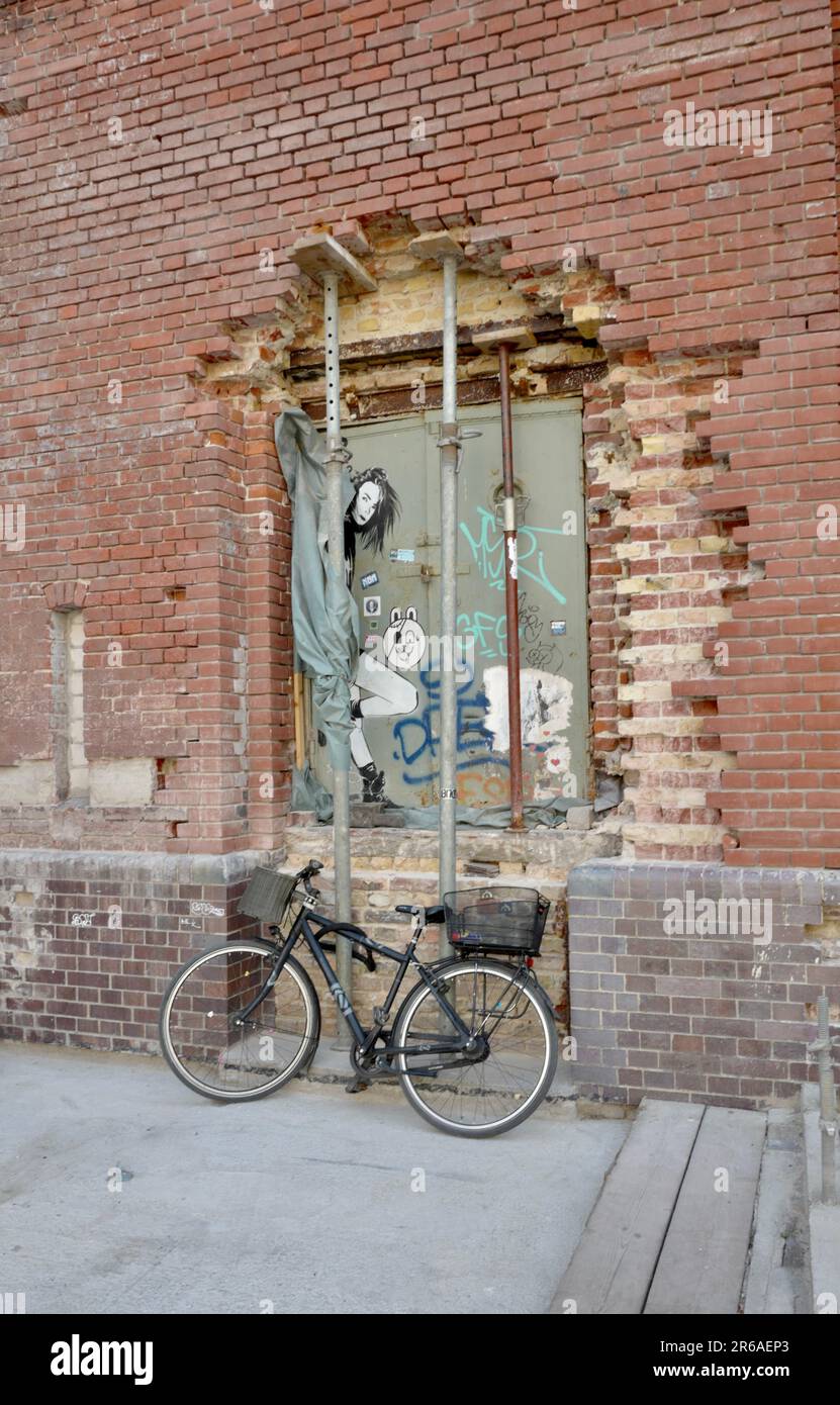 Street art in the center of Berlin Stock Photo