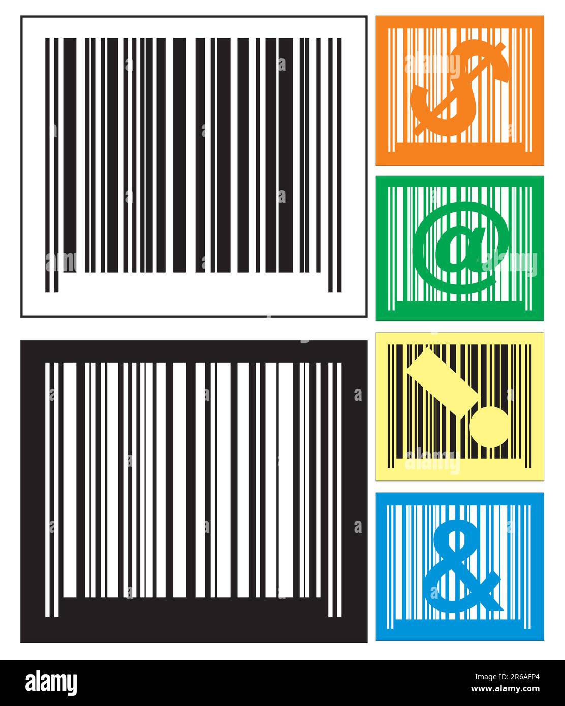 Bar codes graphic Stock Vector