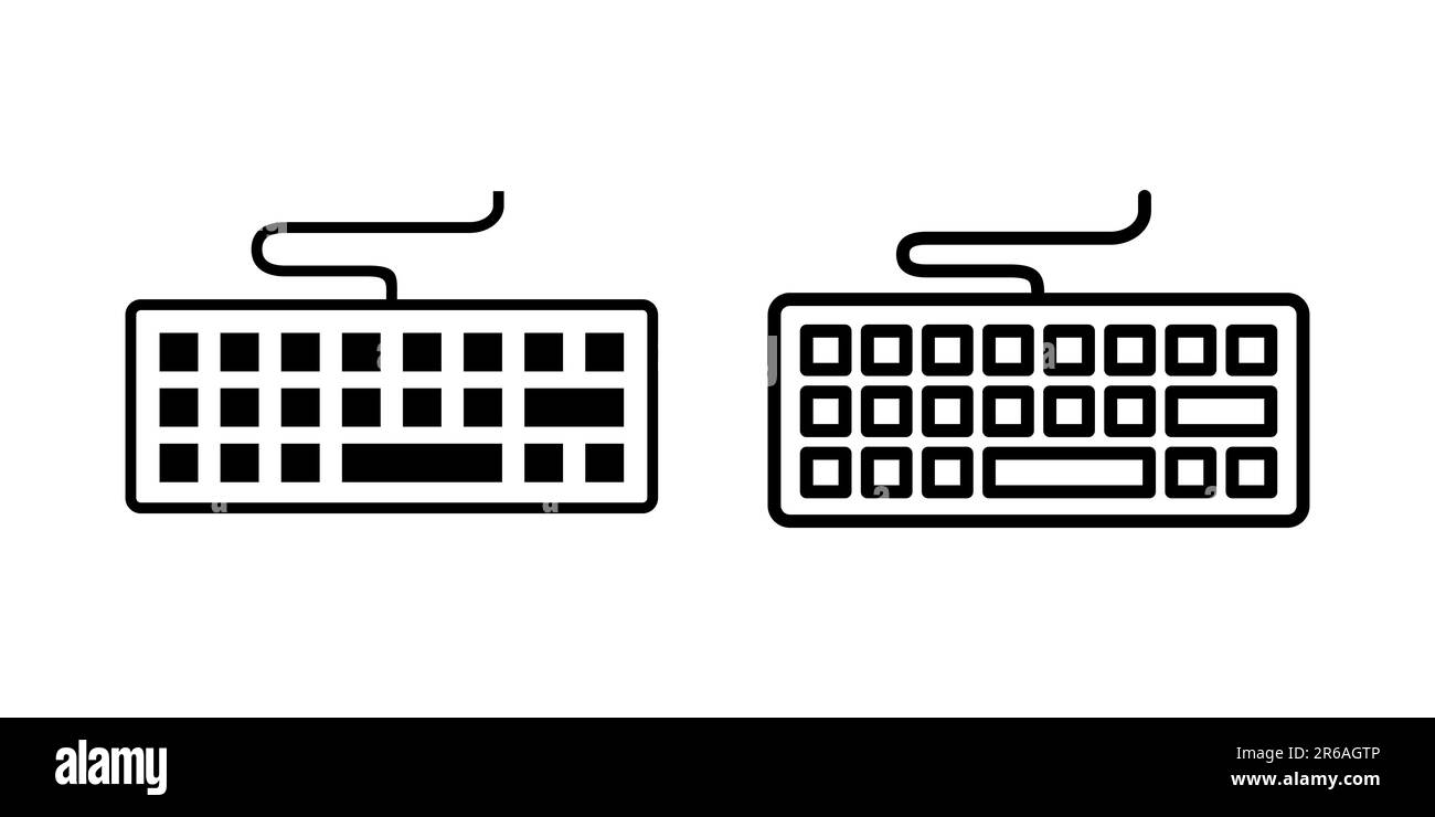 Keyboard icon set. keyboard vector symbol Stock Vector Image & Art - Alamy