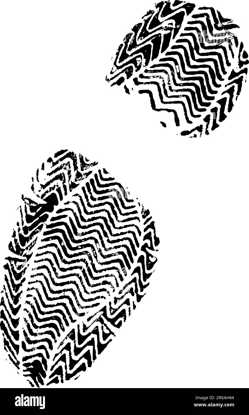 Vector image of a female shoe print (very detailed Stock Vector Image & Art Alamy