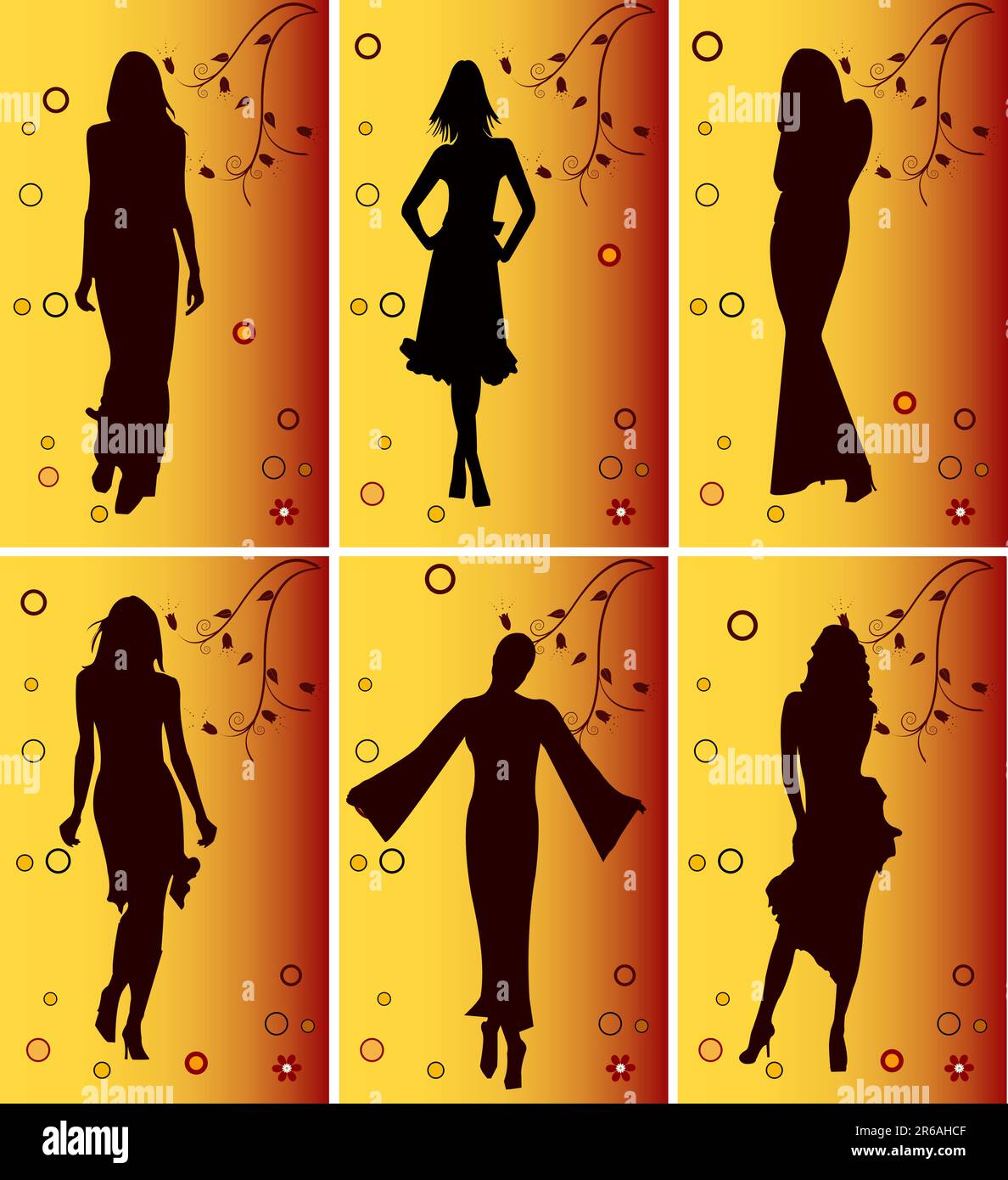 Fashion girls - vector illustration Stock Vector Image & Art - Alamy