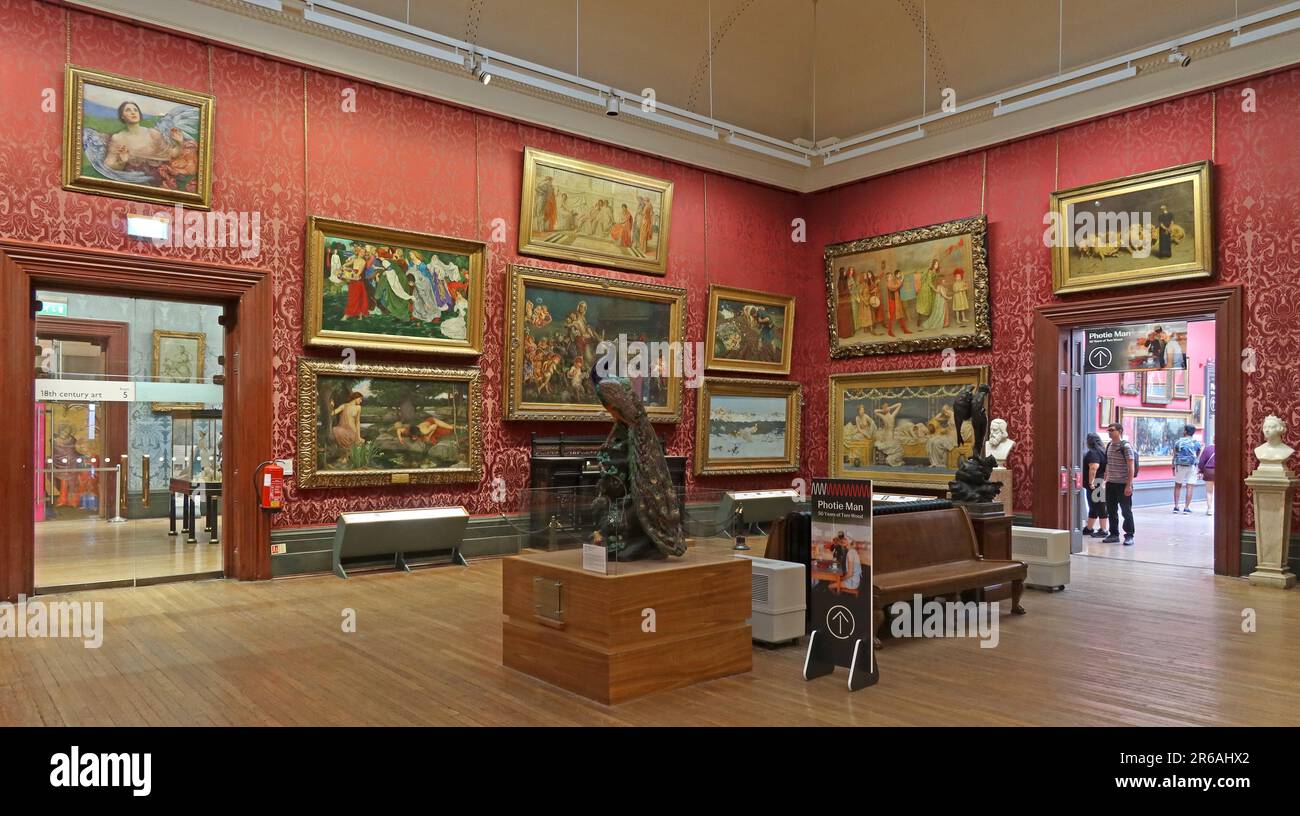 Permanent collection at the Walker Art Gallery, William Brown St, Liverpool, L3 8EL Stock Photo