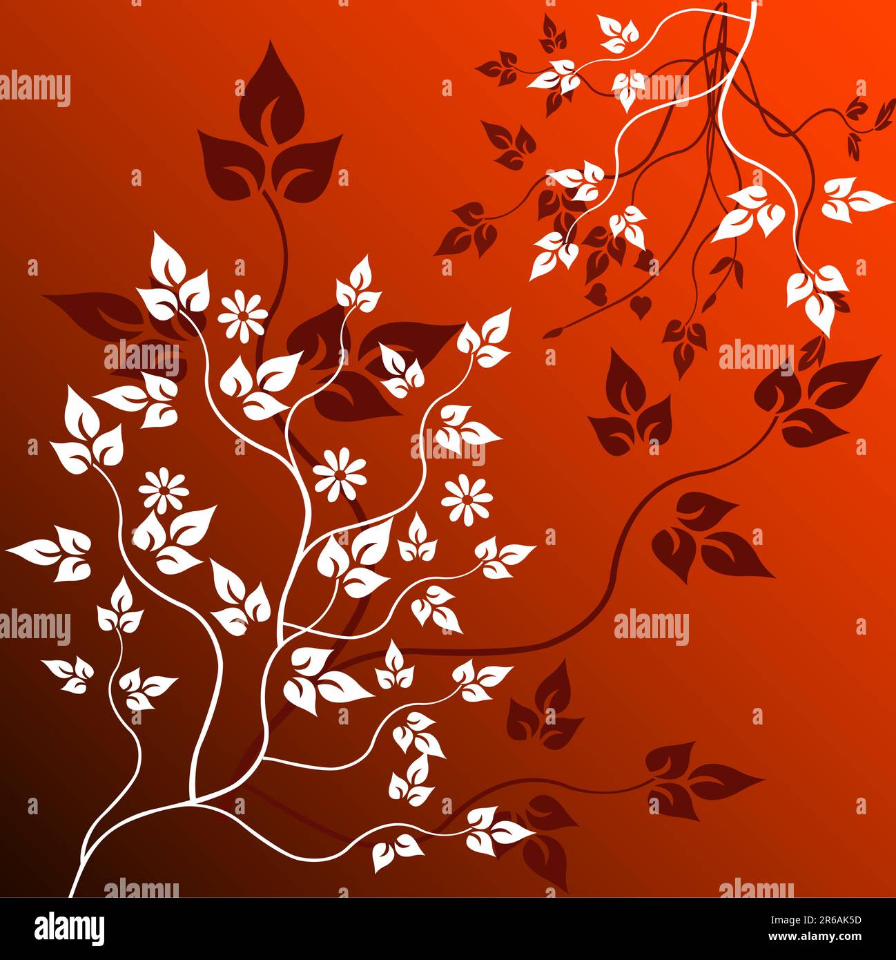 Natural floral detail Stock Vector Images - Alamy