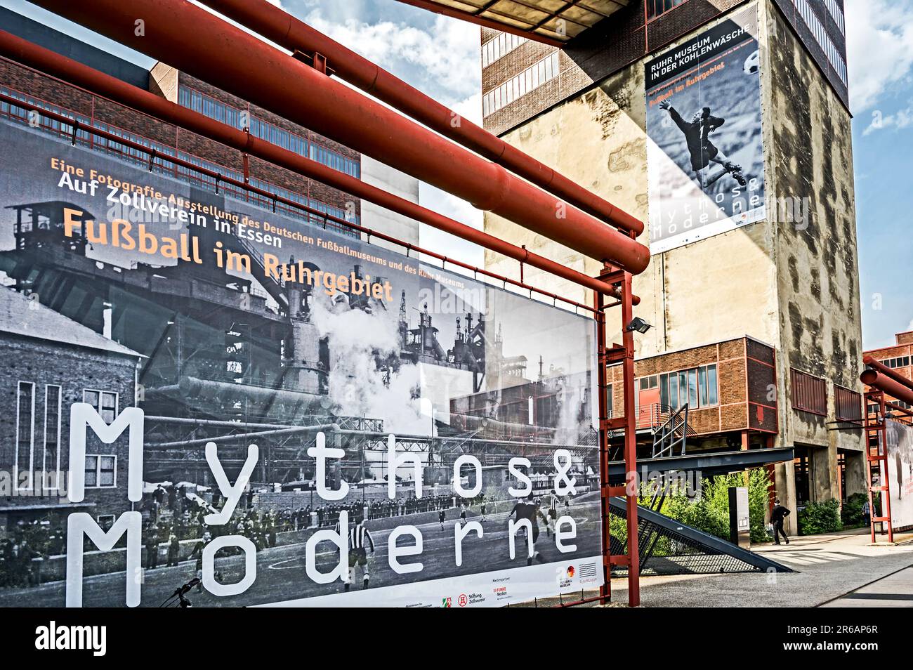 Zeche Zollverein (Essen, North Rhine Westphalia); Coal Mine, Industrial Complex Stock Photo