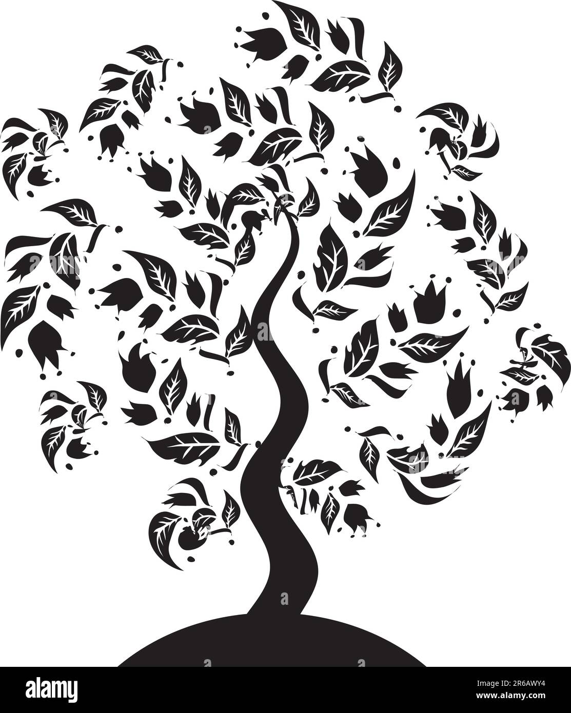 Tree silhouette old hi-res stock photography and images - Alamy