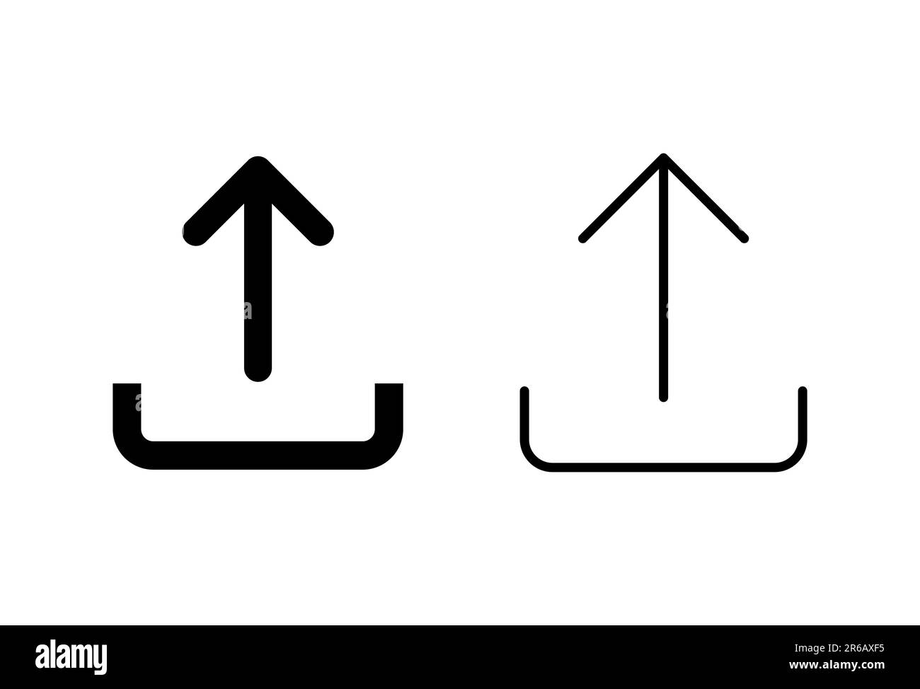 Upload icon set. load data symbol Stock Vector Image & Art - Alamy