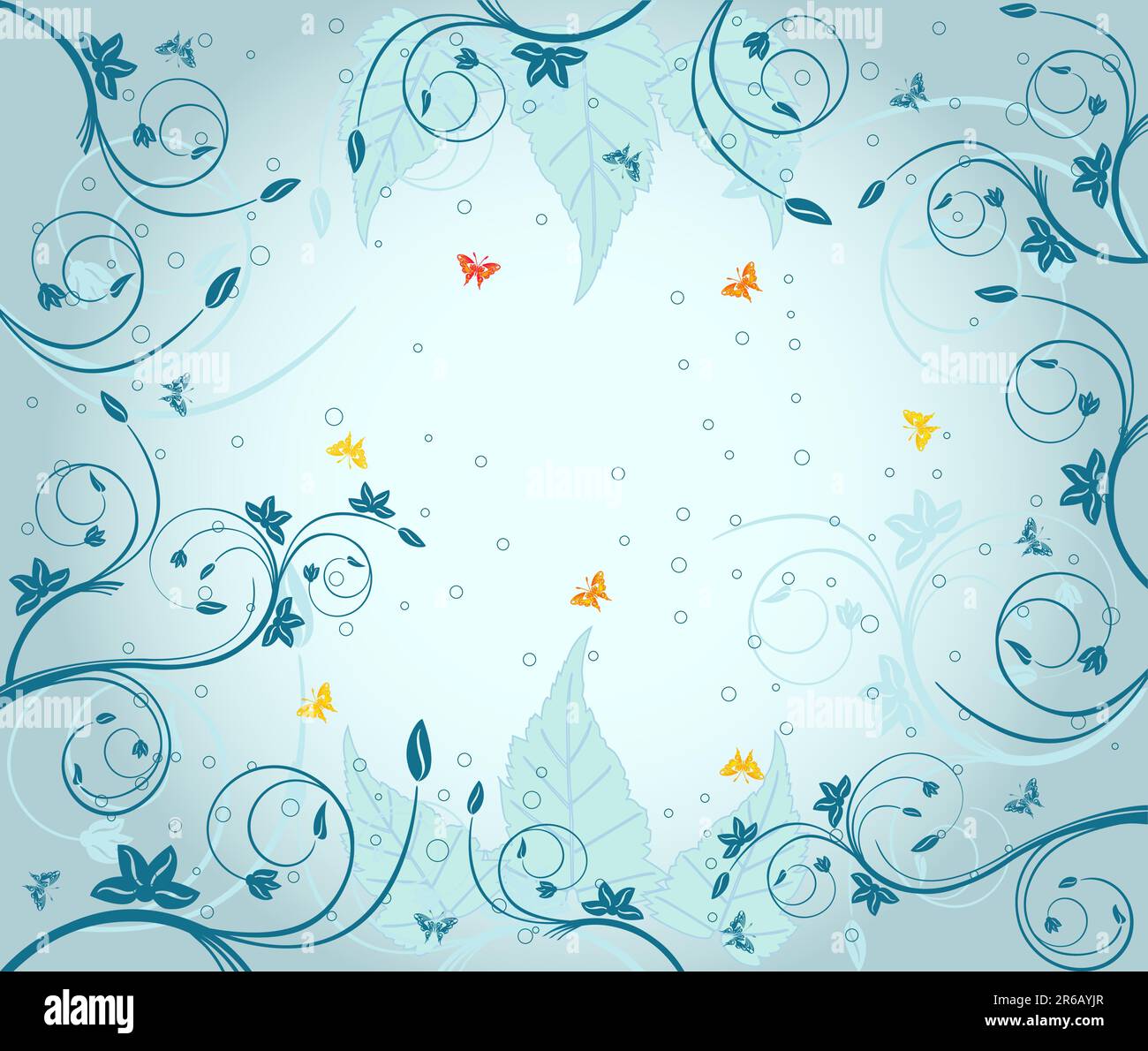 Abstract art design floral vector illustration Stock Vector Image & Art ...