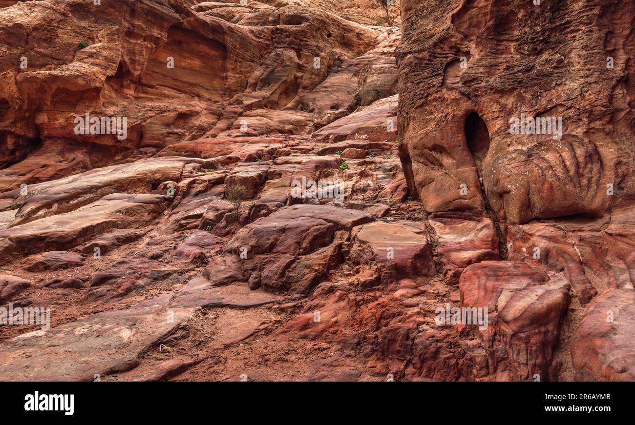 Typical landscape petra jordan red hi-res stock photography and images ...