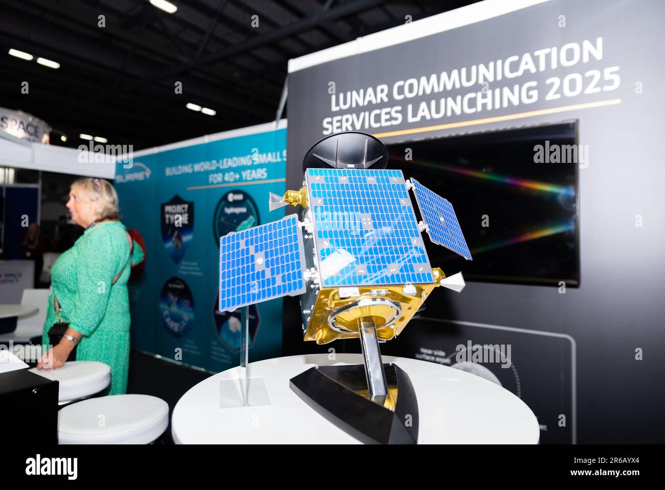 Surrey Satellite Technology Ltd stand at Expo 2023 space