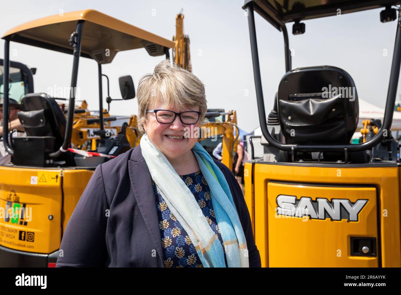 Wadebridge, Cornwall,8th June 2023, The Environment Secretary, Thérèse