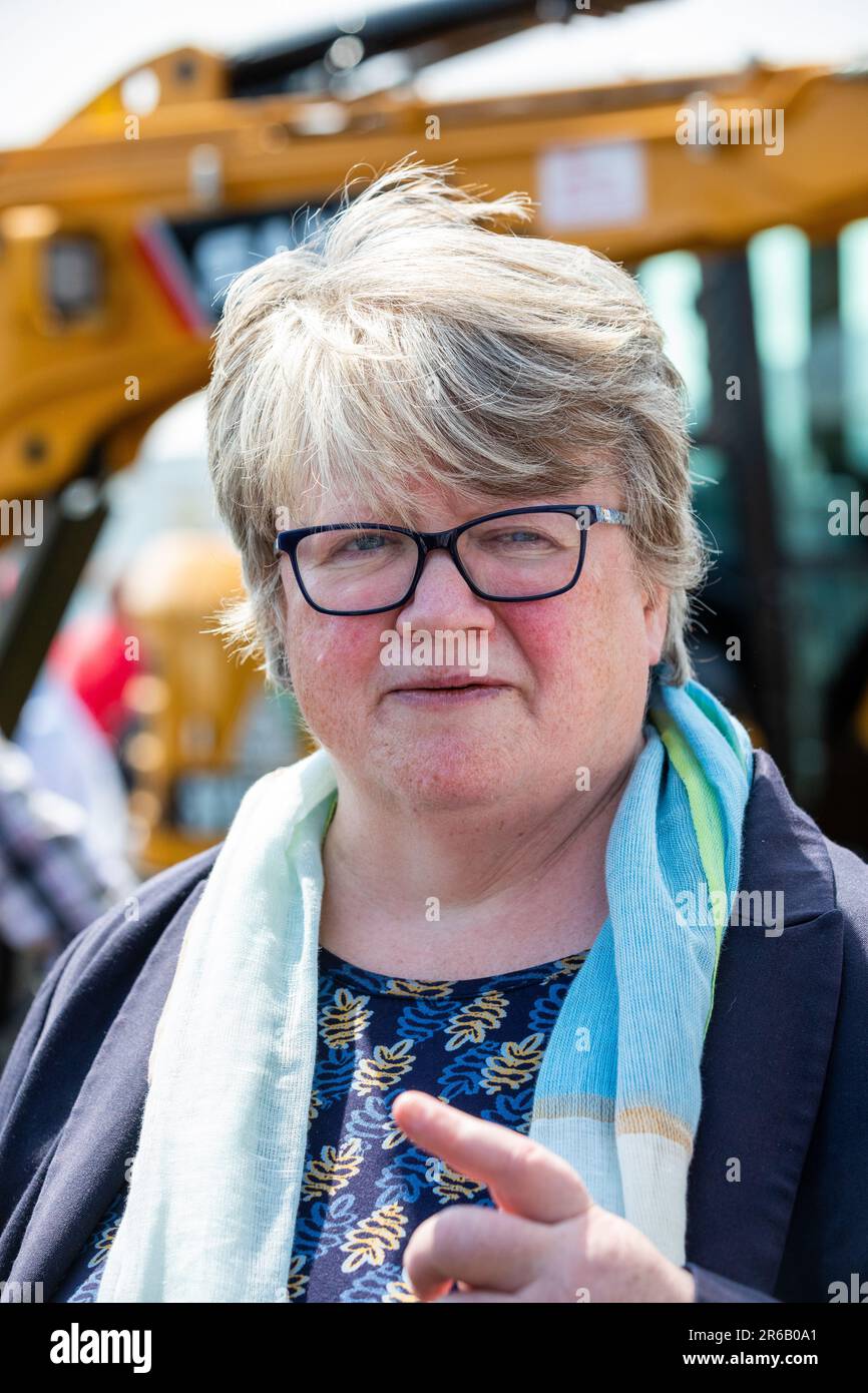 Wadebridge, Cornwall,8th June 2023, The Environment Secretary, Thérèse