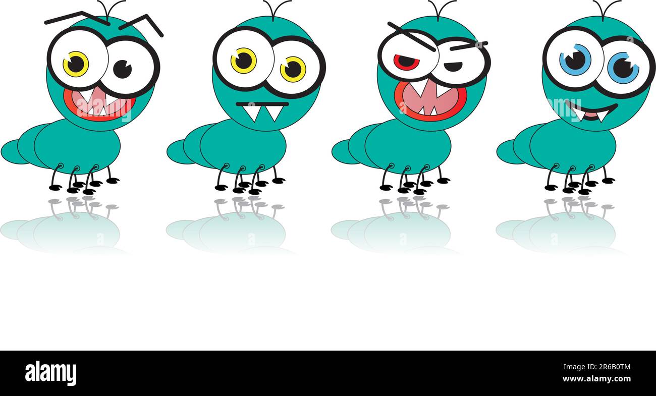 Different ants with different emotions stock vector image art alamy