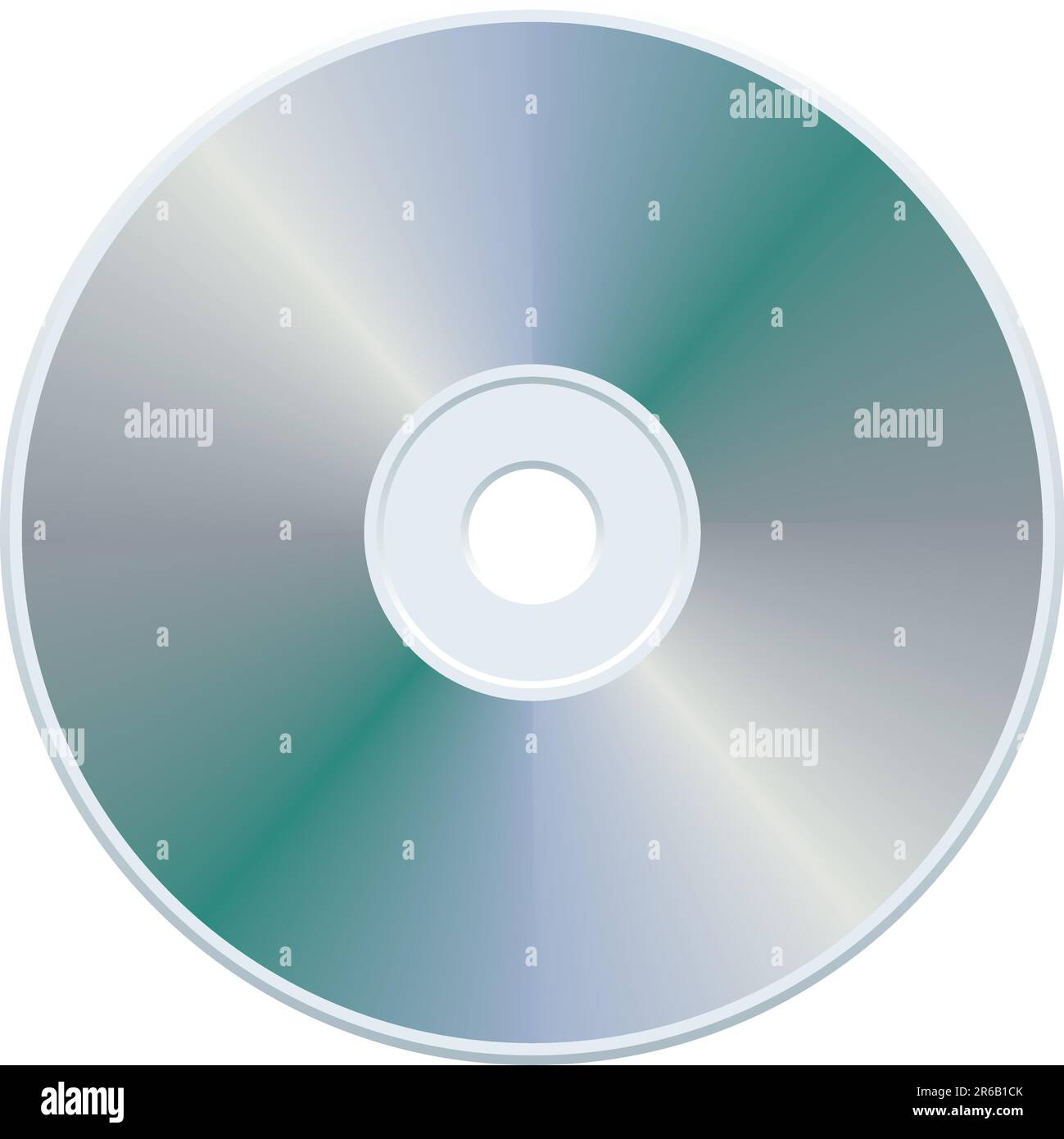 Blank gray compact disc, vector illustration Stock Vector Image & Art