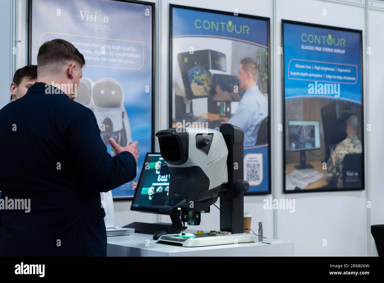 Vision Engineering Ltd stand at Expo 2023 space technology