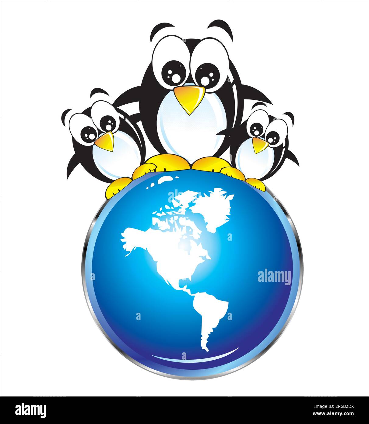 Save the penguins Stock Vector Images - Alamy