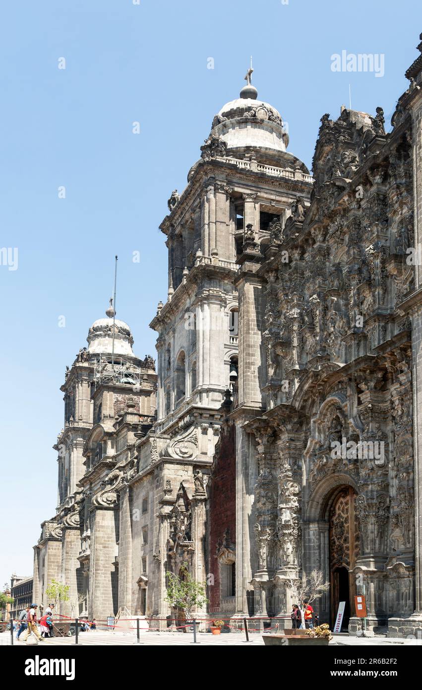 Sagrario Metropolitana parish church attached to the cathedral church, Catedral Centro Historic, Mexico City, Mexico Stock Photo