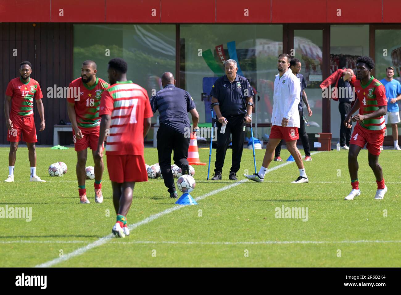 AMSTERDAM 08/06/2023, (m) Suriname assistant trainer national coach
