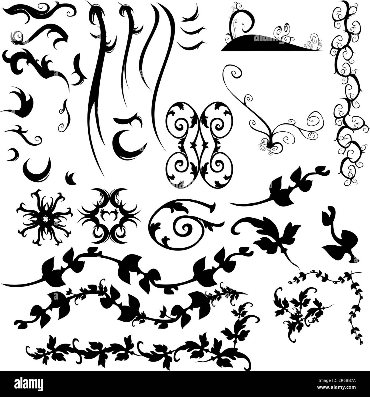 collection of graphic elements vector Stock Vector Image & Art Alamy