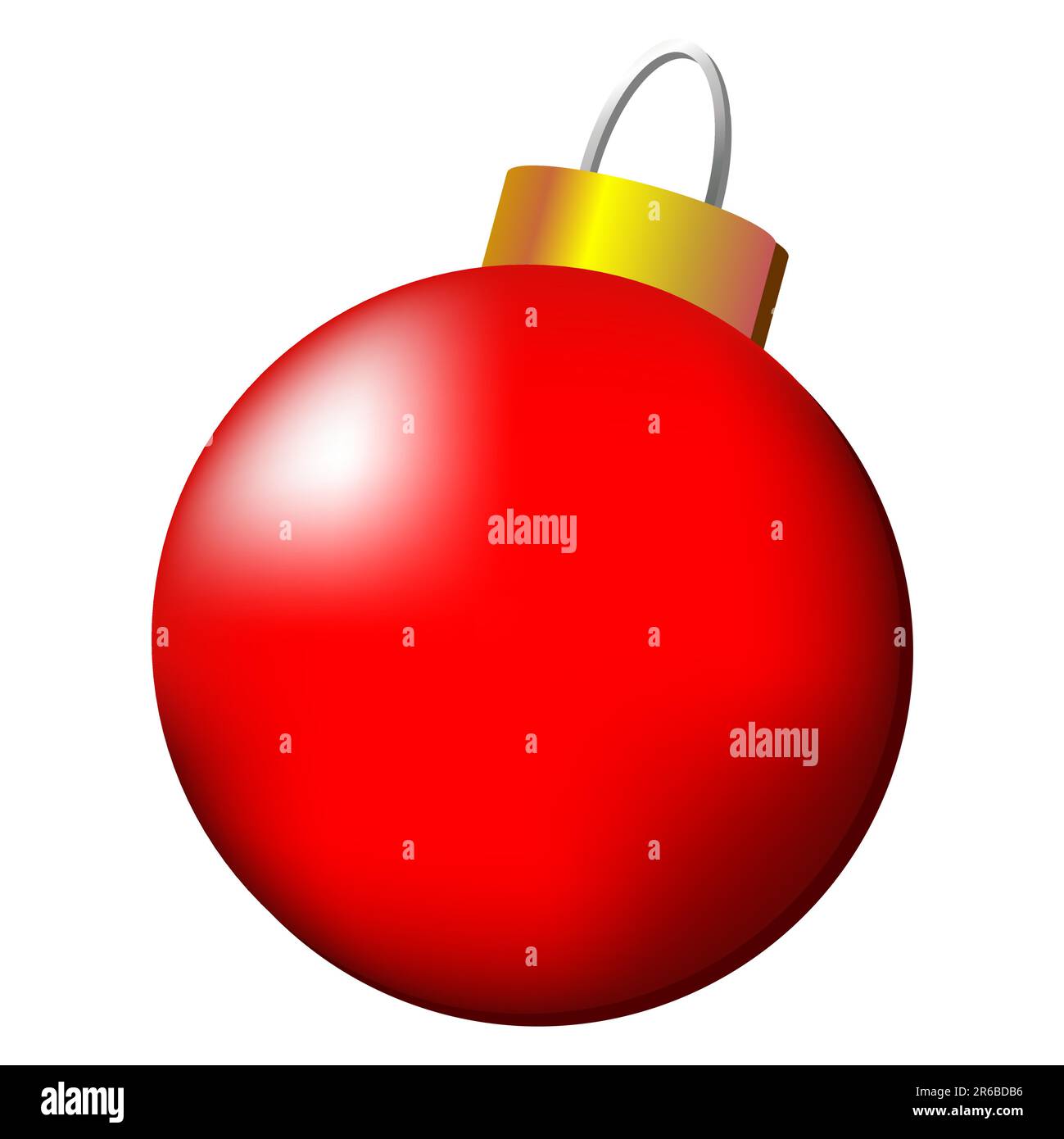 Christmas ball isolated over white background Stock Vector Image & Art ...
