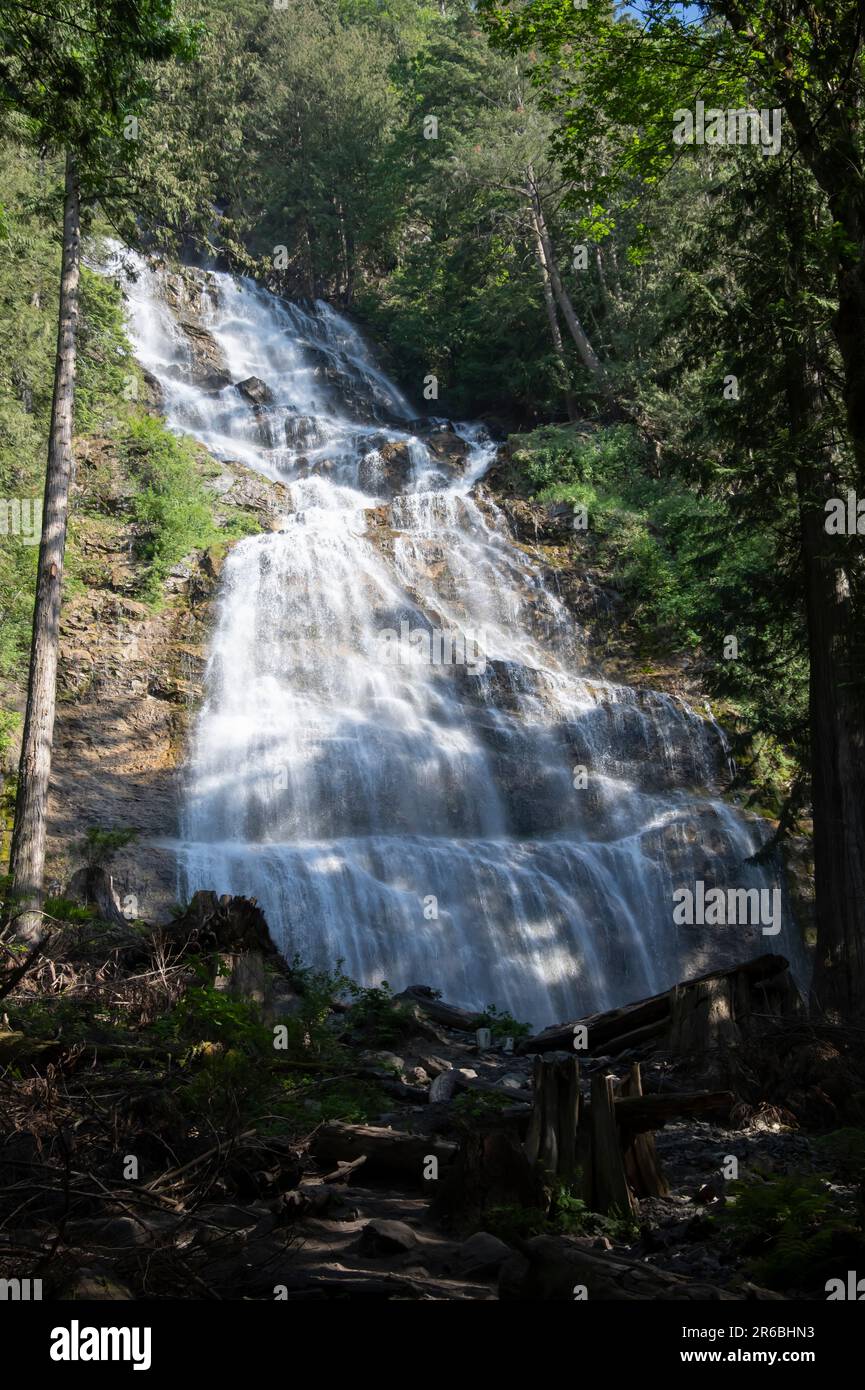 Bridal Veil Falls in Chilliwack, British Columbia, Canada Stock Photo