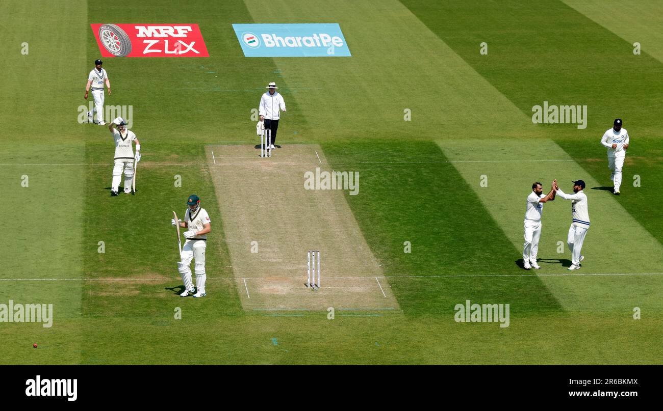 Australia's Cameron Green leaves the field after being dismissed during