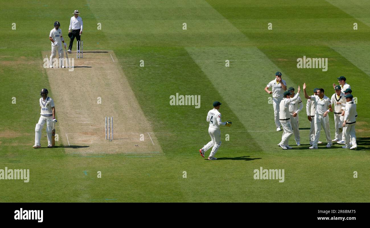 India's Shubman Gill leaves the field after being dismissed by