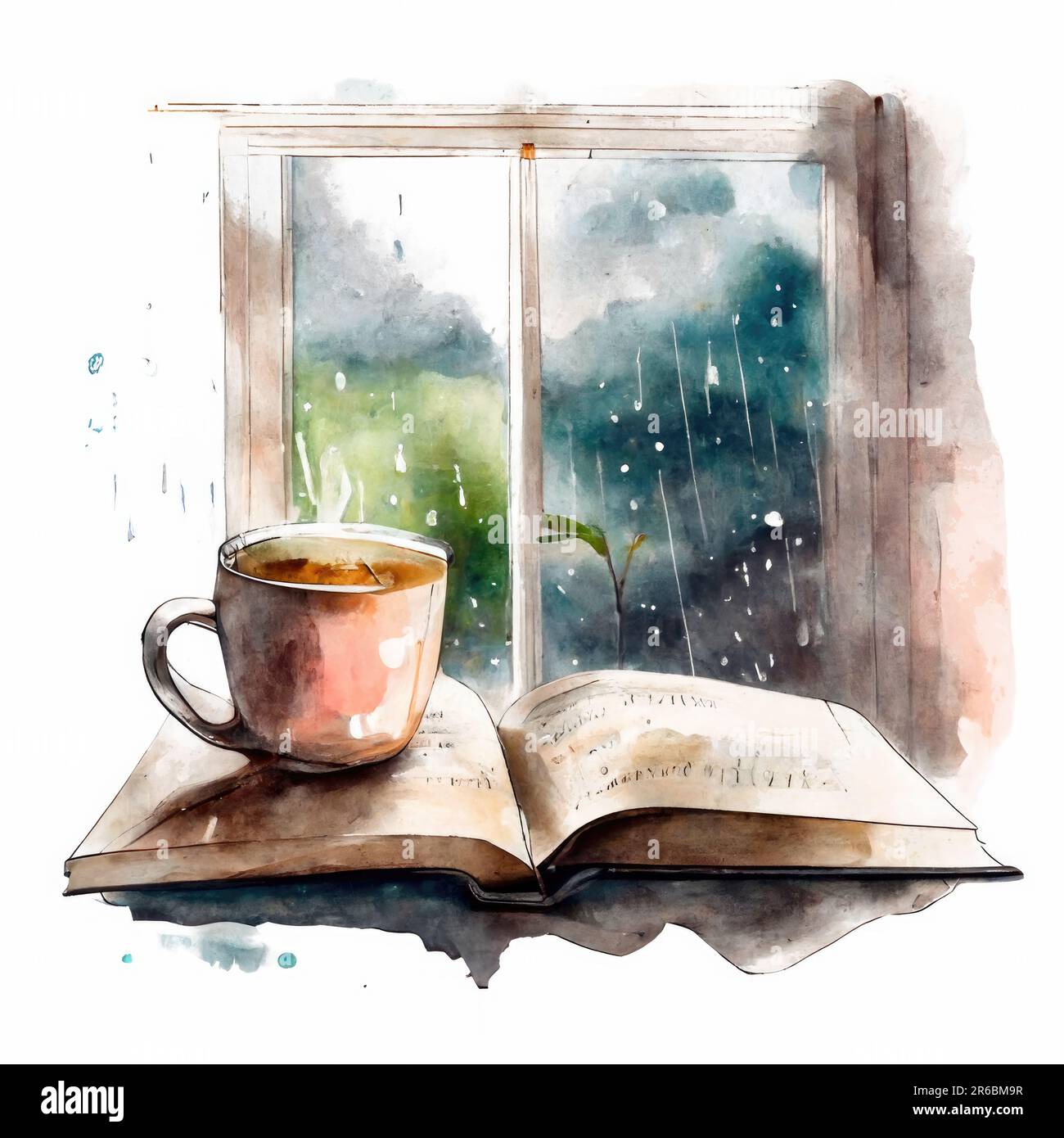 Rainy day window Cut Out Stock Images & Pictures - Alamy