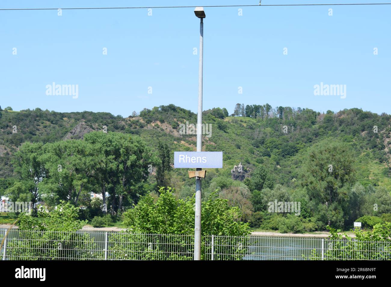 station of Rhens Stock Photo Alamy