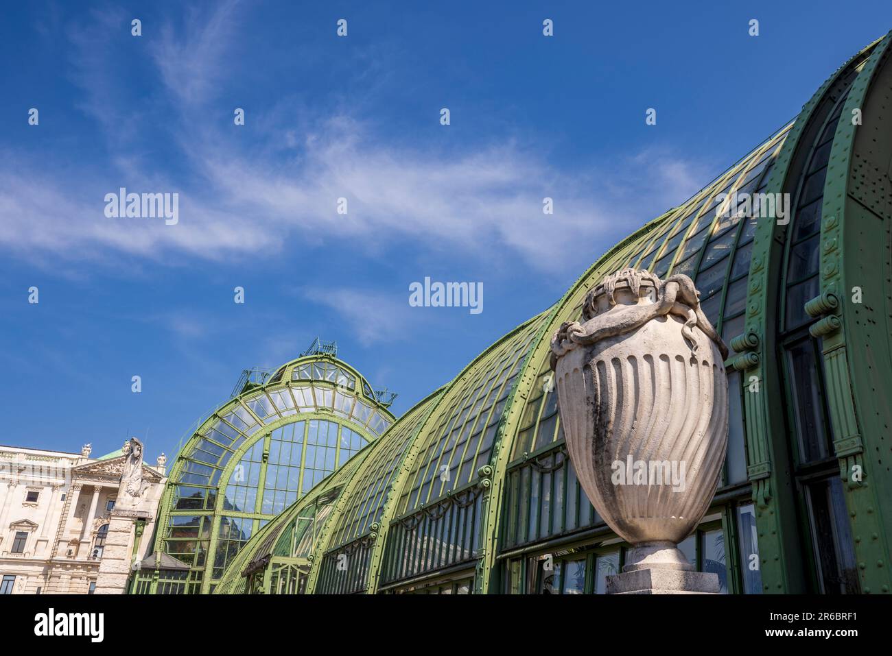The Palmenhaus in the Burggarten, Vienna, Austria Stock Photo