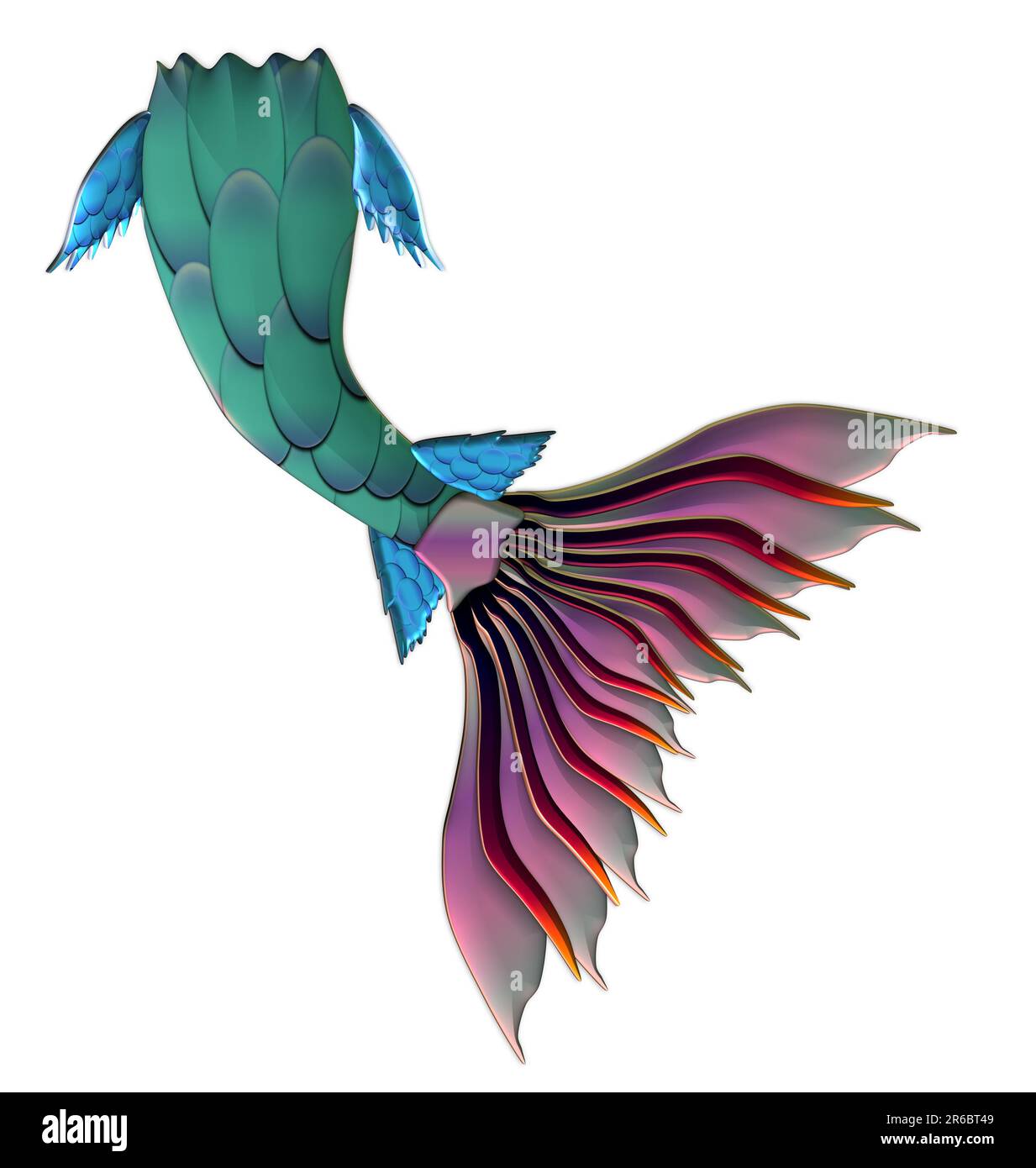 mermaid costume Stock Photo