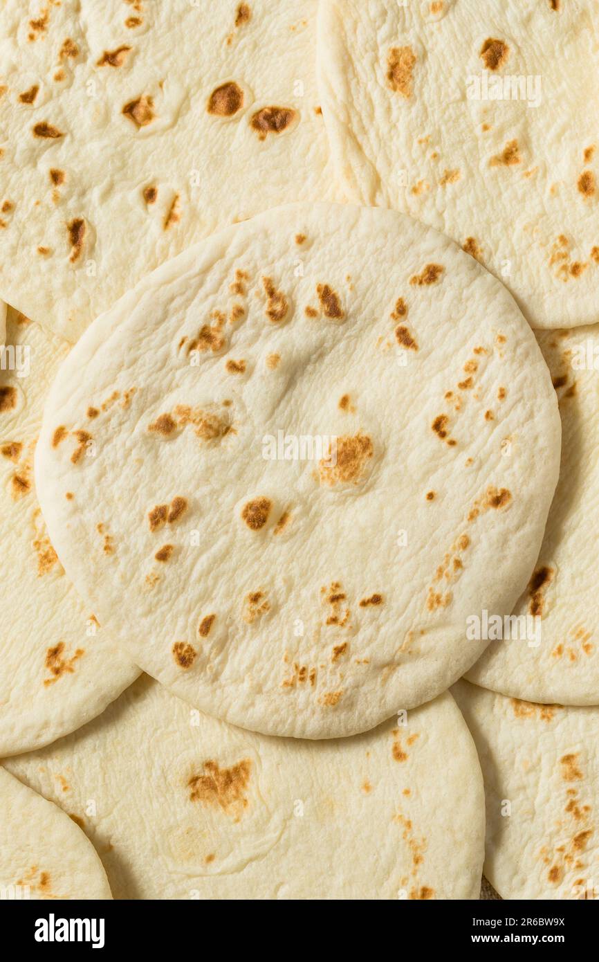 Homemade Street Taco Tortillas in a Stack Stock Photo Alamy