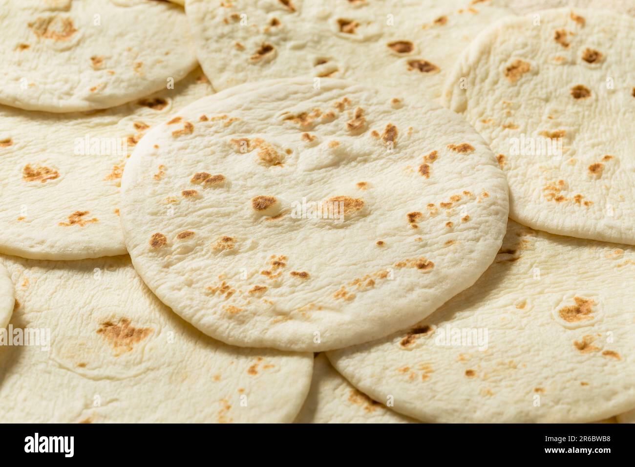 Homemade Street Taco Tortillas in a Stack Stock Photo Alamy